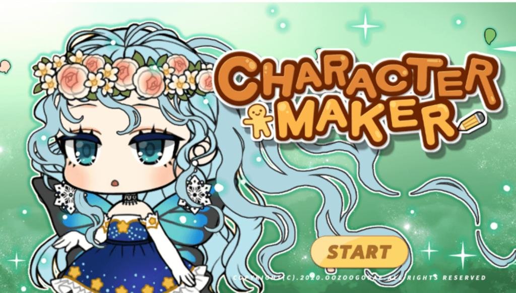 Japanese cartoon character maker Character maker screenshot
