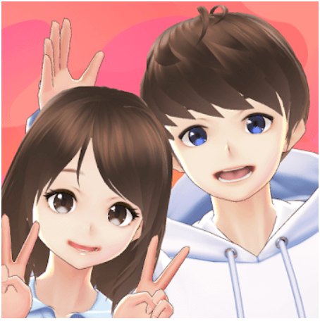 Japanese cartoon character maker VRoid Mobile logo
